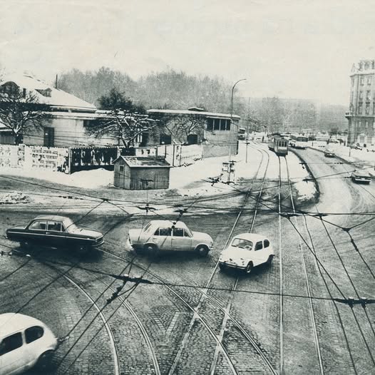 Branimirova, zima 1967.-1968. godine, križanje s Avenijom Marina Držića